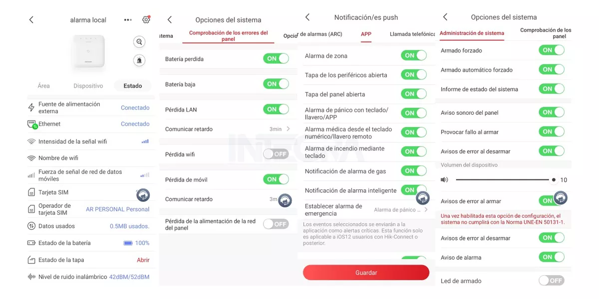 Imagen 10 de 10 de Kit Alarma Hikvision 4g Inalambrica Sirena Pir Magneto Bat